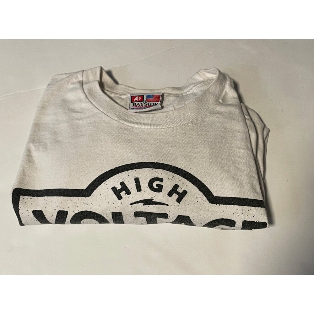 High Voltage Wear shirt mens XL short sleeve Union Made USA set of 2 Bayside - Picture 15 of 16